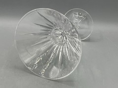Shannon by Godinger INGRID Crystal Martini Glasses Goblets Set of 6