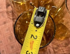 Honey Gold MCM Vintage Ice Tea Tumblers Set Of 8 Likely Anchor Hocking or Libby