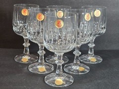 Schott Zwiesel Tango Set of 6 Crystal Wine/Water Goblets 6.75″ W/ Stickers NIB!