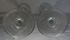 Y2K Millennium Champagne Flutes 2000 Commemorative Figural Stem Pair (2) Vintage