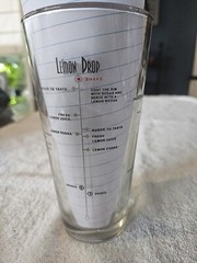 Libbey Mixed Drink Recipe Glass Made In USA Vintage