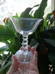 Imperial Clear Glass Candlewick Tall Sherbet 5.4 Ounce Very Good Used Condition