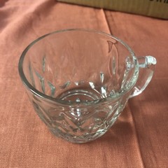 12 Vintage Anchor Hocking Crown Point Glass Punch Bowl Cups W/Original Box/Hooks