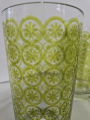 Barware Mid Century Atomic Asterisk Glasses Set Of 8