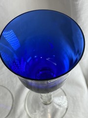 Cobalt Blue Goblets Set of 2 By «Gorgeous Designs»
