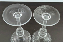 Maribor Hock Wine Crystal Glass Set of 2 Goblets by Royal Gallery 8”
