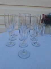Set of 10 Vintage Champagne Flutes – Elegant & Timeless