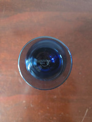 6 Pfaltzgraff Yorktowne Dark Blue Navy Stemmed Glasses 8 oz Water Wine Goblets