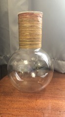 PYREX – T. M. R. E. G. Carafe For Coffee, Tea Or Water. Bamboo Wrapped Neck