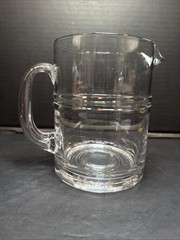 Vintage Iittala Finland Pisaranrengas Ripple Pitcher by Timo Sarpaneva