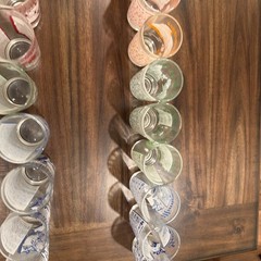 Vintage State Souvenir Glass Tumblers Hazel-Atlas lot of 25 1950s state glasses