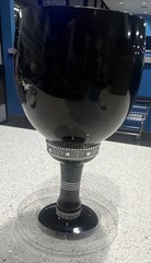 Disney Nightmare Before Christmas Glass Goblet 40 oz Black Halloween