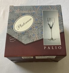 Set of 6 PrimaVera Di Cristallo Wine Glasses Platinum Brand New in Box Palio