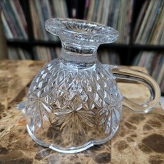 Shannon 24% Lead Crystal Handcrafted Designs of Ireland Gravy Sauce Boat New