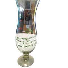 Pat O’Briens New Orleans 10” Have Fun Hurricane Glass Daiquiri Mixed Drinks