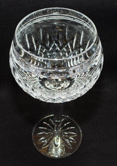 Vintage Waterford Crystal Clarendon Water Goblet Wine Glass 8 3/8″ Tall
