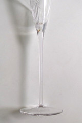 Vintage Mikasa Cut Crystal Clear Fluted Champagne, Rare, Austria 10.2″, Set of 2