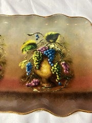 Cheese Server Plate Vineyard Blessings by Lisa White Tray Appetizer Hanging 15″
