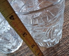 6 EAPG Fruit Pattern Glasses 2 Cherry, 2 Pear, 2 Grape
