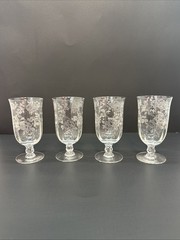 Fostoria Glass Willowmere 4 3/4” Footed Juice Glass Set of 8