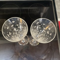 PAIR OF WATERFORD MARQUIS MINI HEART ROMANCE COLLECTION FLUTED CHAMPAGNE GLASSES