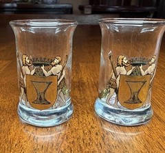 Royal Copenhagen set of 2 glasses Vintage