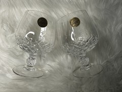Longchamp Cristal D’Arques Brandy Glasses Set Of 4 10.75 oz 5″ tall