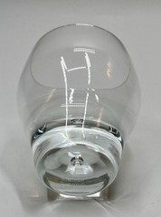 MCM Glass Barware With Controlled Bubble In Stem ? Kosta Boda ?