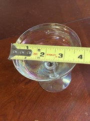Iridescent Champagne or Sherbet Glass Vintage