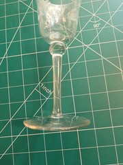 11 VTG Crystal Etched Wine Glasses Elegant Floral Design 2 Sizes