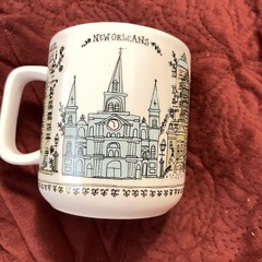 The Parish Line New Orleans City Skyline Ceramic Coffee Mug Cup Dishwasher Safe