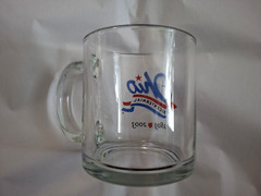 2 Piece Different Ohio Bicentennial Cappuccino Glasses Clear White/color logo