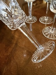 Set 4 Astral Crystal By Waterford “Questa”Claret Wine Glasses 6 3/8″