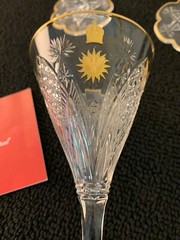 6 Red Wine Glasses Model Elbeuf Crystal From Baccarat (Price Per Unit)