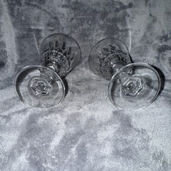 Cristal d’Arques-Durand Tuileries Villandry cut lead crystal wine glass Set 2