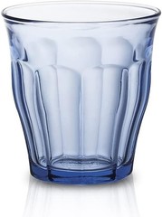 Prisme Marine Blue Glass Drinking Tumblers – Stylish & Functional Set of 6