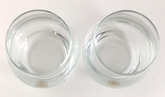 2 George & JG Smith Glenlivet Whiskey Tasting Tulip Glasses 22k Gold & Etched