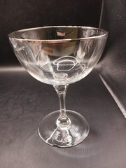 Set of 3 VTG Lenox Montclair with Platinum Trim Champagnes/Tall Sherbets 5-1/4″
