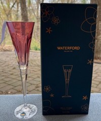 Waterford Crystal Winter Wonders Rose Champagne Glass Flute New