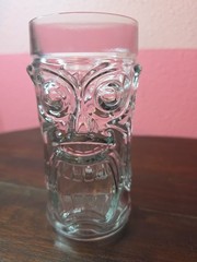 Anchor Hocking Clear Screaming Tiki Tropical Glass 16OZ