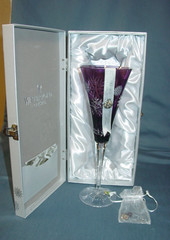 Waterford Snowflake Wishes Health Champagne Flute Amethyst Fifth Edition