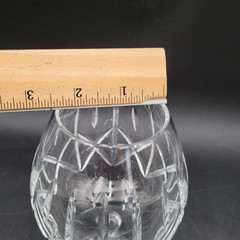 Two Royal Brierly «Ascot» Crystal Glass Cognac Brandy Snifter Glasses