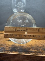 Set of 2 ATHENS THEATRE Etched Wine Glasses 9″ of DeLand, Florida