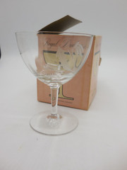 Vintage Royal Duchess Bavarian Mouth Blown Hand Cut Stemware W Germany Goblet