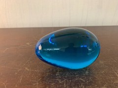 Turquoise Crystal Egg From Saint Louis?