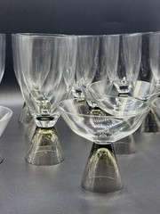 Lot of Mid Century Rosenthal Fortuna Wine Glasses Elsa Fischer-Treyden