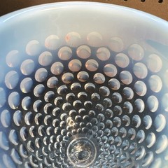 FENTON HOBNAIL FRENCH OPALESCENT WATER GOBLET