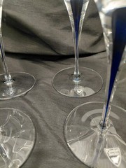 Celebrate Life’s Moments – Orrefors Intermezzo Blue Hand-Blown Wine Glasses 4 ea