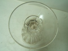 Nova Scotia Tandem Bicycle Goblet EAPG 8.5″ Tall Tri mold Excellent Condition