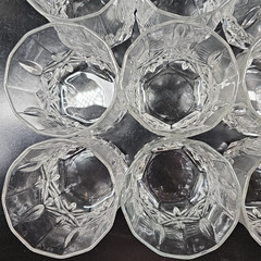 (12) Cristal D’Arques Brighton Old Fashioned Set Vintage Clear Whiskey Rocks Lot